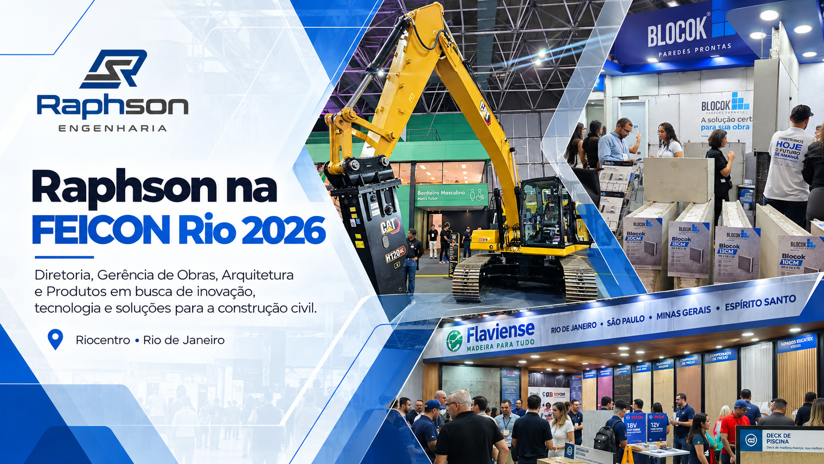Raphson Engenharia marca presença na primeira edição da FEICON Rio 2026